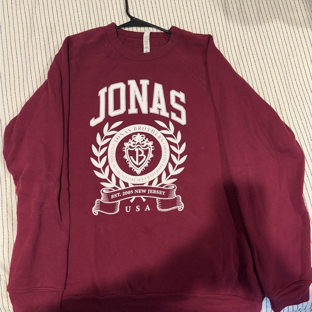 Jonas Brothers Maroon Sweatshirt